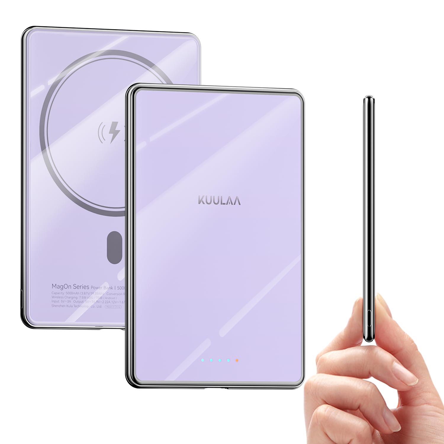 kuulaa magnetic wireless power bank
